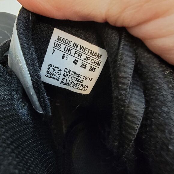 Adidas Boys Isolation 2 K C75843 Mid Top Basketball Shoes Sneakers Black Sz 7 - Picture 10 of 10